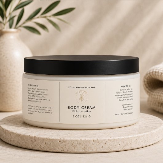 Pour Bouteilles D'eau Étiquette de pochette de pot de cosmétique Logo