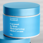 Pour Bouteilles D'eau Étiquette de pot moderne bleu clair imperméable co