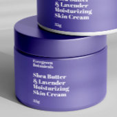 Pour Bouteilles D'eau Étiquette de pot moderne de cosmétique légère viol