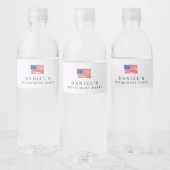 Pour Bouteilles D'eau Étiquette du drapeau américain (Bouteilles)