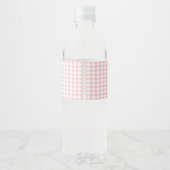 Pour Bouteilles D'eau Fraise Birthday Water Botté Étiquette Berry Sweet (Dos)