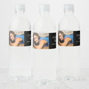 Pour Bouteilles D'eau Graduation Photo Custom Water Bottle Étiquette