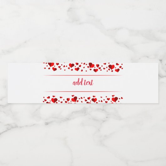 Pour Bouteilles D'eau Heureuse Sainte-Valentin Étiquette de bouteille d' (Étiquettes simples)