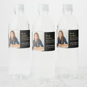 Pour Bouteilles D'eau Immobilier Promotionnel Étiquette de bouteille d'e