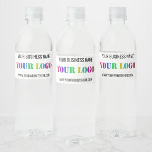 Pour Bouteilles D'eau Modèle Étiquette du logo personnalisé de l'entrepr