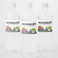 Monster Camion Anniversaire fête Étiquette bouteil