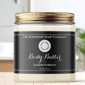 Pour Bouteilles D'eau Noir imperméable Étiquette de bocal avec logo