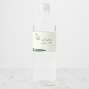 Pour Bouteilles D'eau Par-Tee Golf Thème Water Bottle Étiquette