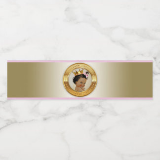 Pour Bouteilles D'eau Princesse Bébé Fille Douche Étiquette bouteille d'