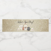 Pour Bouteilles D'eau Spa Jour Anniversaire Fête Étiquette de bouteille (Étiquettes simples)