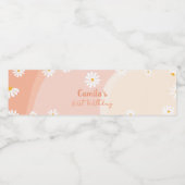 Pour Bouteilles D'eau Super Daisy Anniversaire Fête Étiquette bouteille  (Étiquettes simples)