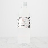 Pour Bouteilles D'eau Vache Anniversaire Fête Étiquette de bouteille d'e (Devant)