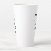 Pour ça j'ai obtenu mon master ? Mug Latte (Devant)