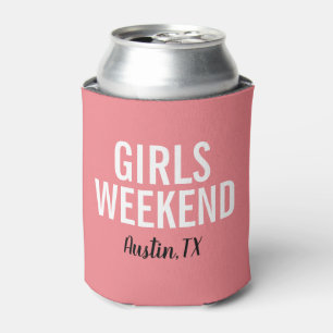 Pour Canette Rafraîchisseur de canettes Weekend Filles Rose Cor