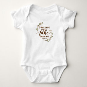 Pour ce fils, je priais Body Chrétien pour Bébé