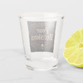 Pour Decisions Gothic Skull Baroque Shot Glass Shot Glas (Achterkant)