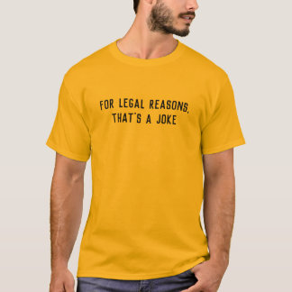 Pour des raisons juridiques, c'est un T-shirt Mème