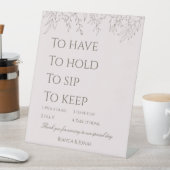 Pour devoir tenir garder ce panneau de mariage en  (In SItu)