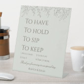 Pour devoir tenir garder ce panneau de mariage en (In SItu)