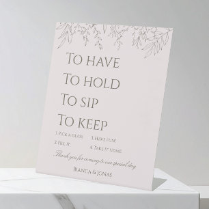Pour devoir tenir garder ce panneau de mariage en