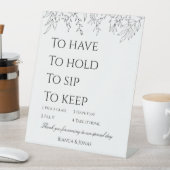 Pour devoir tenir garder ce panneau de mariage en (In SItu)