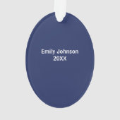 Pour Diéticienne Arbre de Noël sur Nom Personnalis (dos)