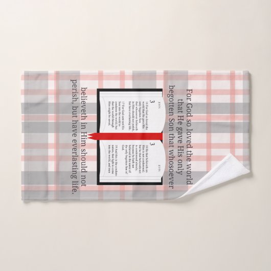 Pour Dieu si aimé le monde (Serviette à main)