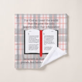 Pour Dieu si aimé le monde (Gant de toilette)