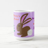 Pour Easter Bunny Water Mug Personnaliser le nom (Centre)