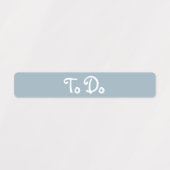 Pour effectuer des Étiquettes de planificateur (Design 1)