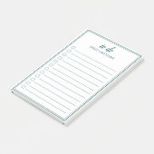 Pour effectuer des notes de post-it Turquoises sur (Incliné)