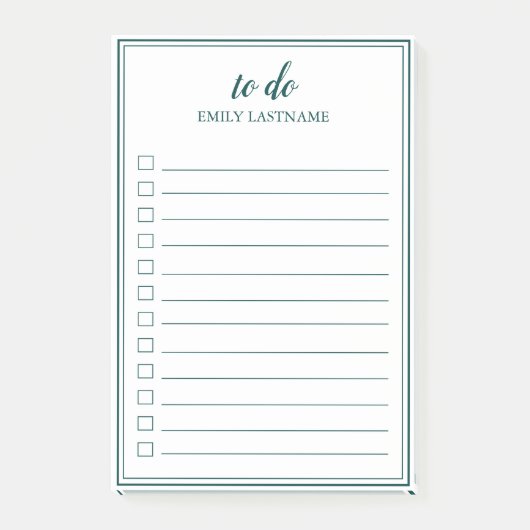 Pour effectuer des notes de post-it Turquoises sur (Devant)
