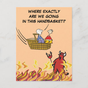 Pour enfer dans une carte postale