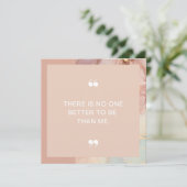 Pour être ma carte d'affirmation positive (Debout devant)