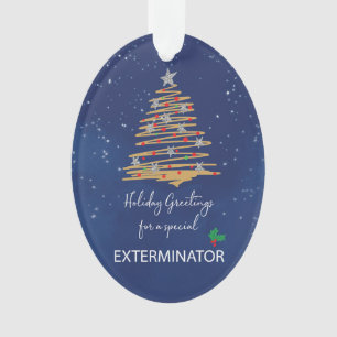 Pour Exterminateur Christmas Tree Marine Nom perso
