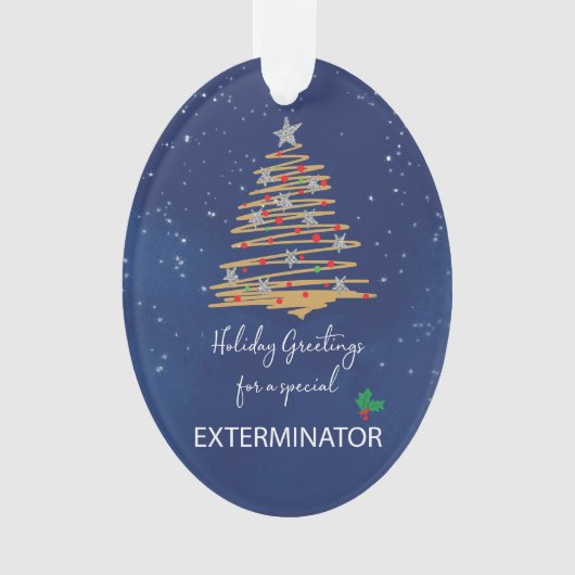 Pour Exterminateur Christmas Tree Marine Nom perso (devant)