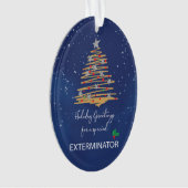 Pour Exterminateur Christmas Tree Marine Nom perso (devant)