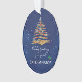 Pour Exterminateur Christmas Tree Marine Nom perso (devant)