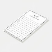 Pour faire des notes post-it personnalisées en noi (Incliné)