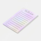 Pour faire les notes de post-it en pastel de (Incliné)