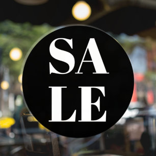 Pour Fenêtre Autocollant de vente de vitrine de magasin moderne