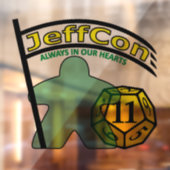 Pour Fenêtre Autocollant JeffCon11 (Feuille 2)