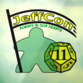 Pour Fenêtre Autocollant JeffCon11 (Feuille 3)