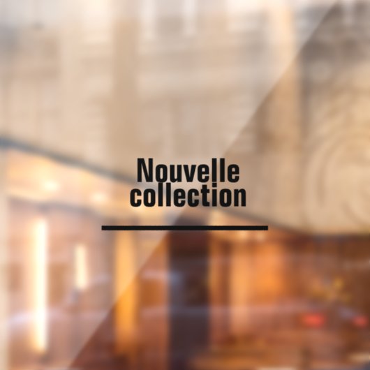 Pour Fenêtre autocollant mode Nouvelle collection (Feuille 2)