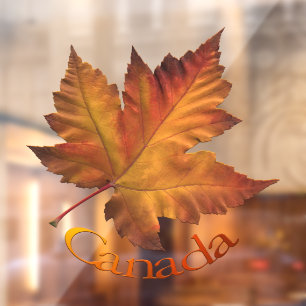 Pour Fenêtre Autocollant souvenir Canada sur mesure en feuille