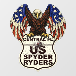 Pour Fenêtre Chapitre de Floride centrale - Autocollant Logo Ai