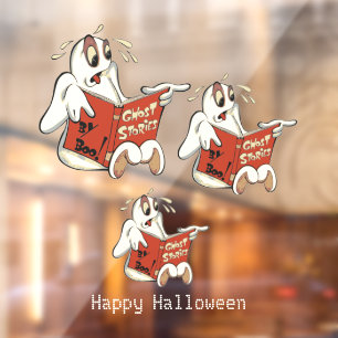Pour Fenêtre Histoires de Fantômes Halloween Autocollant de Fen