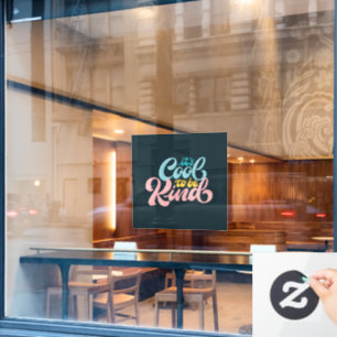 Pour Fenêtre Joli Rétro Il est cool d'être gentil Autocollant p