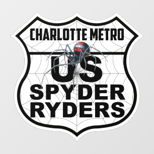 Pour Fenêtre Logo du chapitre de Charlotte Metro - Autocollant