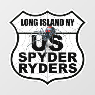 Pour Fenêtre Logo du chapitre de Long Island NY - Autocollant